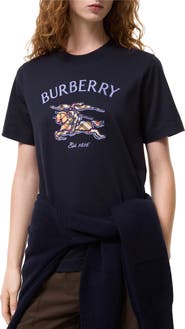 Burberry Knight Check Cotton T-shirt