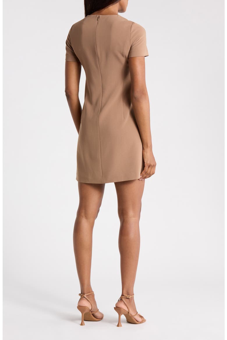 Jatinn Crepe Minidress, Alternate, color, TRUFFLE