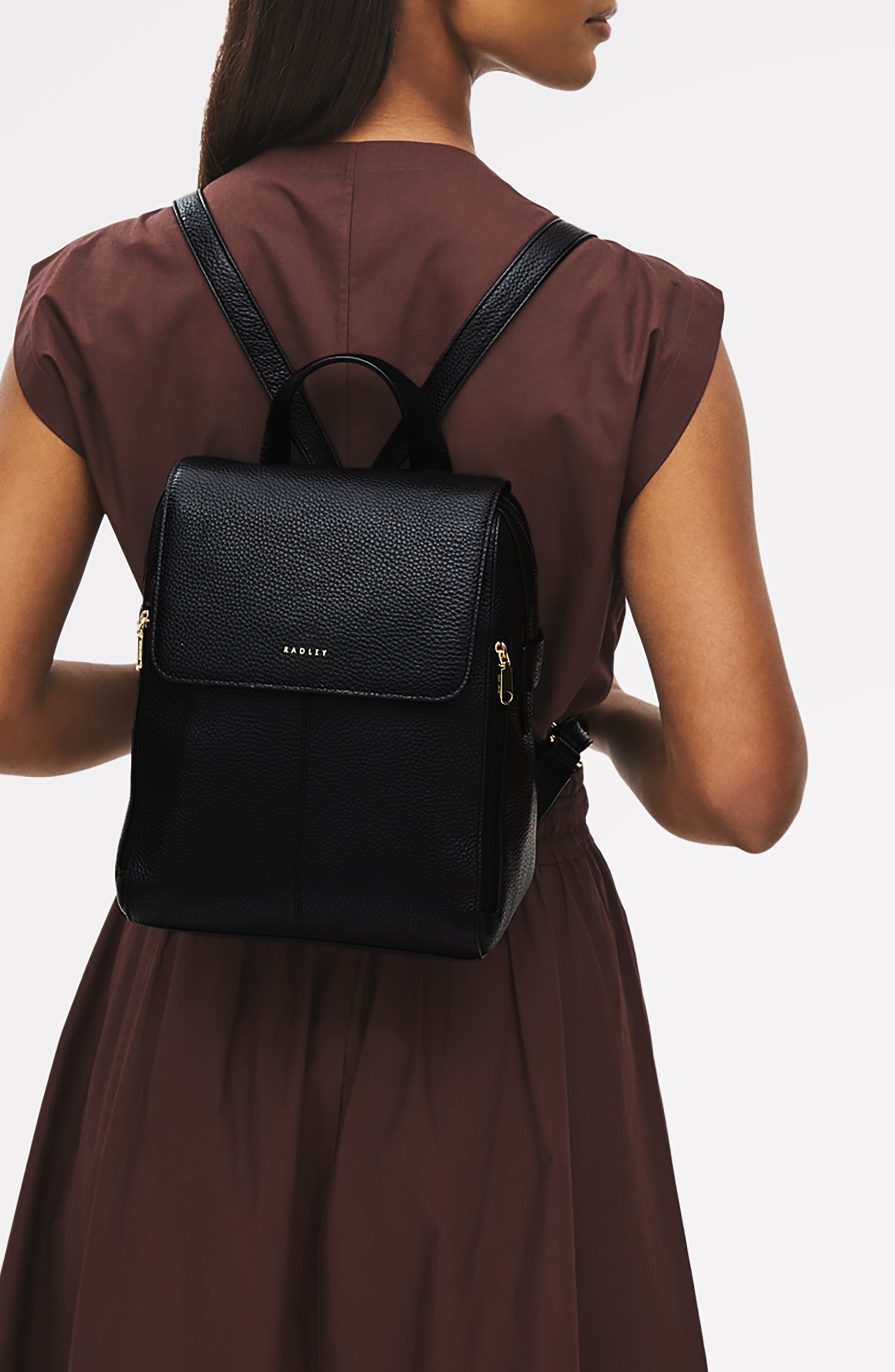 Radley Lorne Close Medium Flapover Backpack, Alternate, color, 