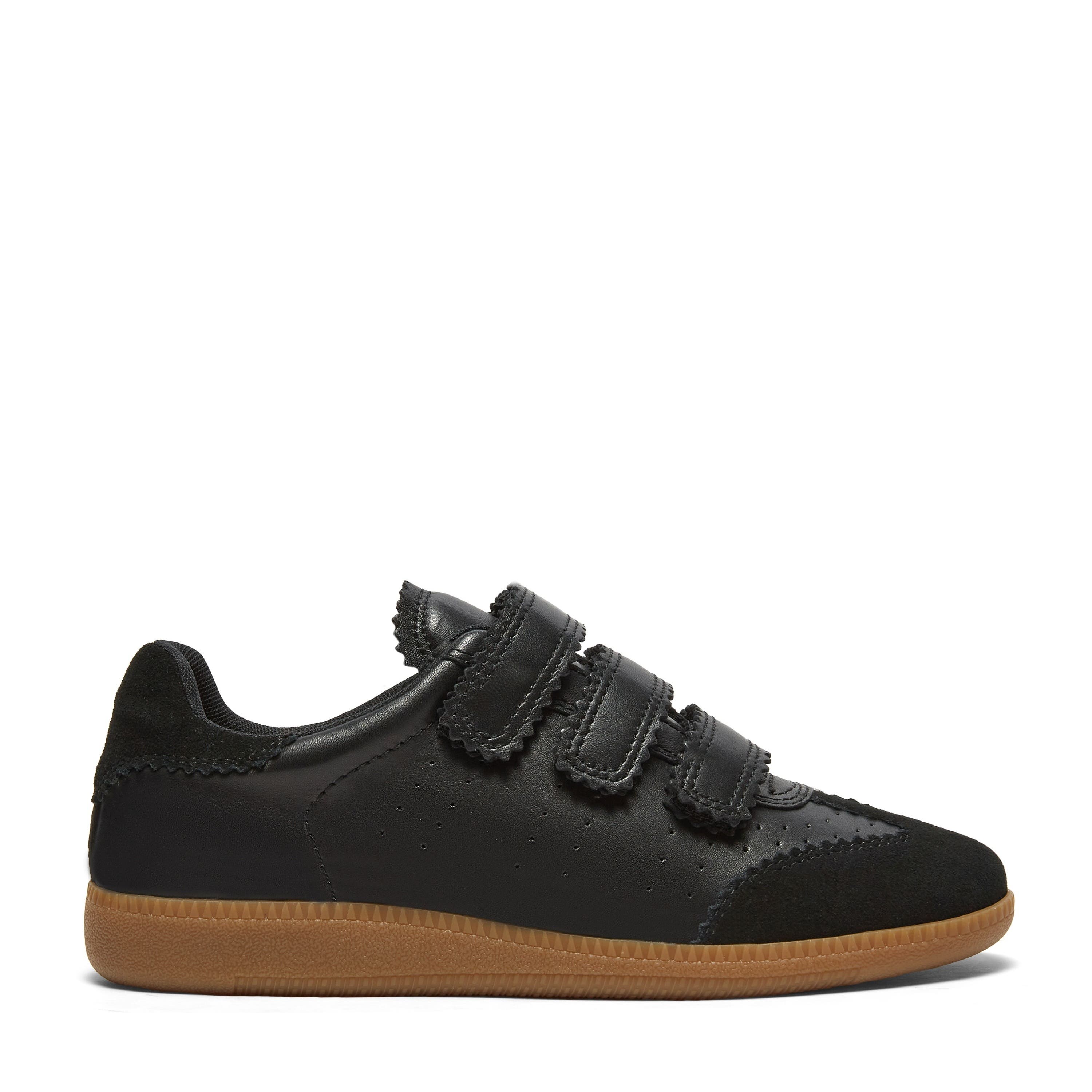 Seena Sneaker, Alternate, color, Black Leather Suede