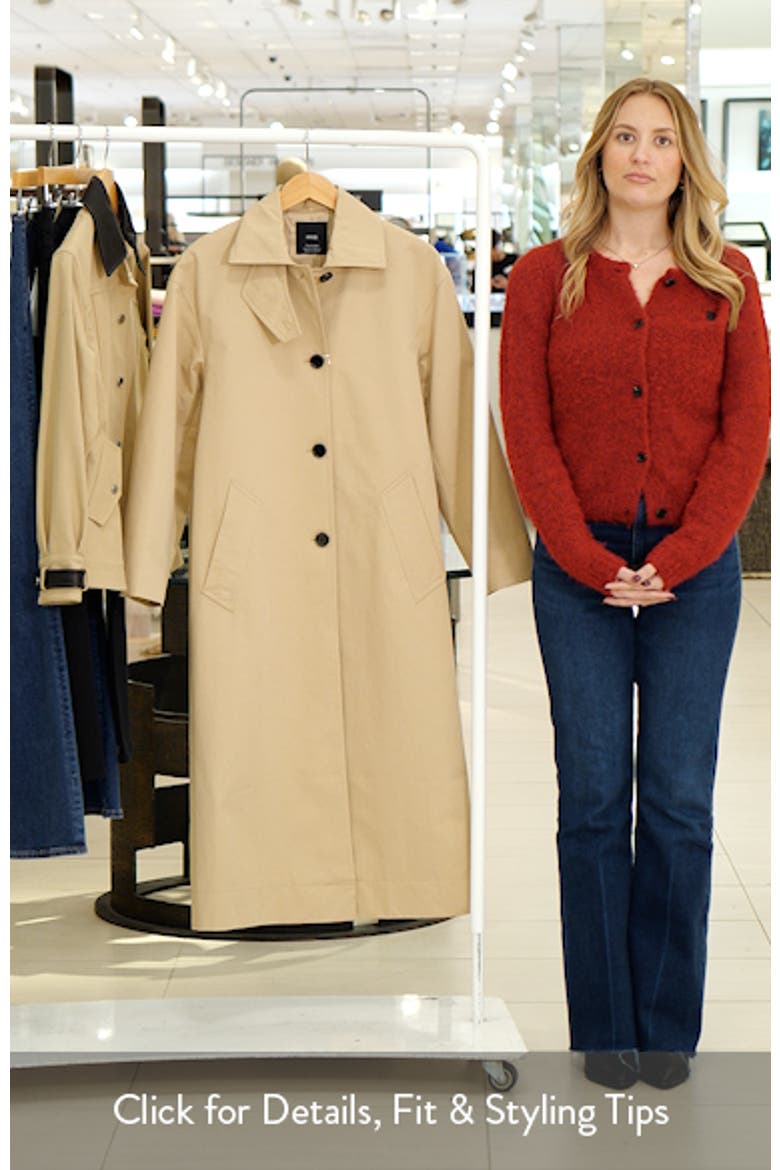 Belted Water Repellent Long Trench Coat video