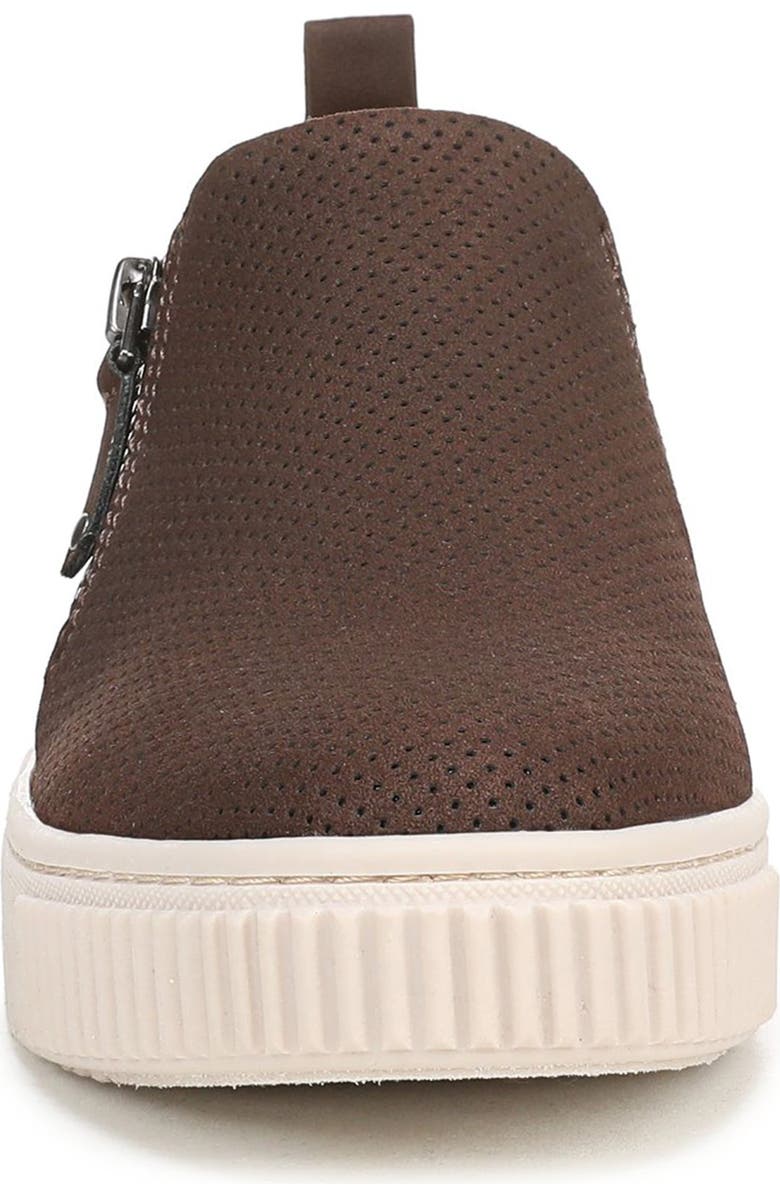 SOUL NATURALIZER Turner Perforated Platform Sneaker, Alternate, color, Midnight Brown Faux Leather