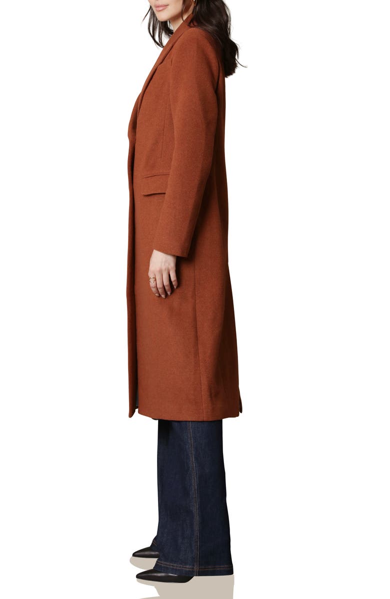 Avec Les Filles Longline Coat, Alternate, color, 