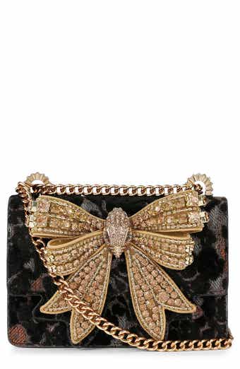 Kurt Geiger London Small Shoreditch Crystal Bow Crossbody Bag