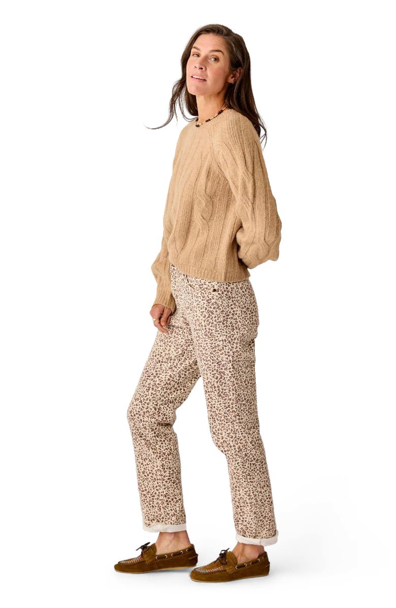 Carve Designs Carson Leopard Hi Rise Jean, Alternate, color, Leopard