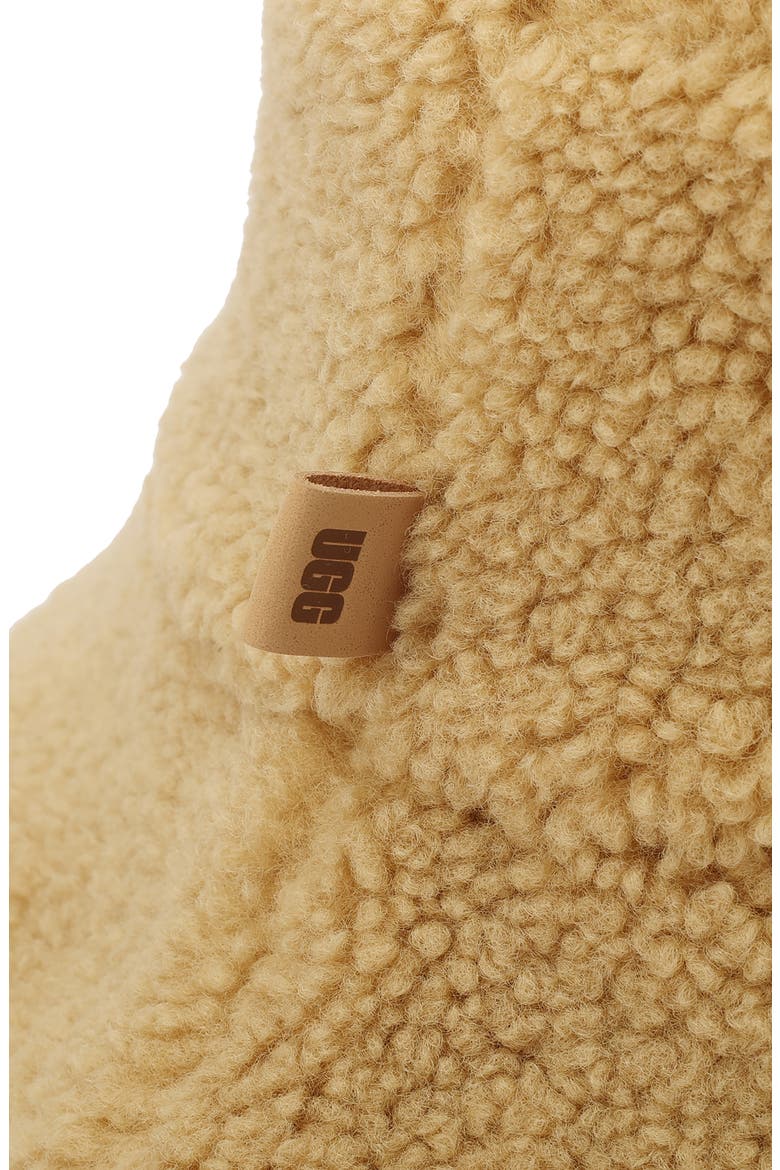Uggfluff Bucket Hat with Whipstitch Detail, Alternate, color, SAND