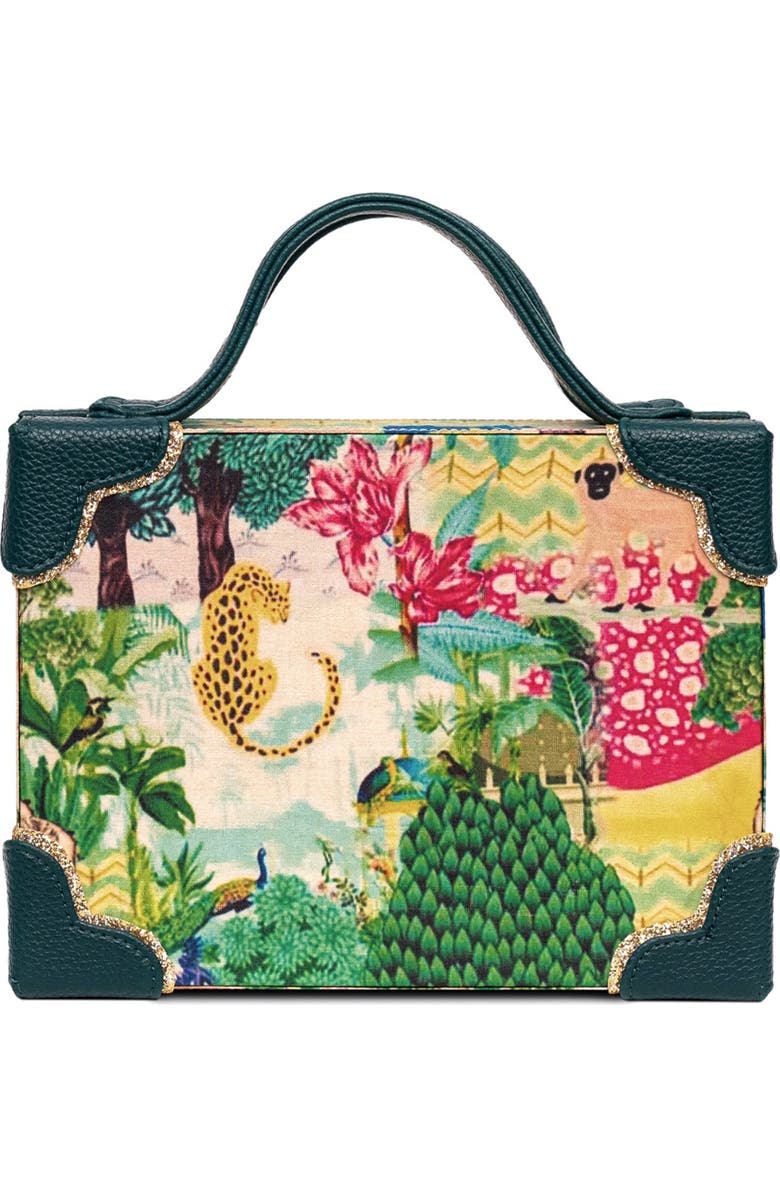 Simitri Printed Briefcase Bag, Alternate, color, Faerie Green