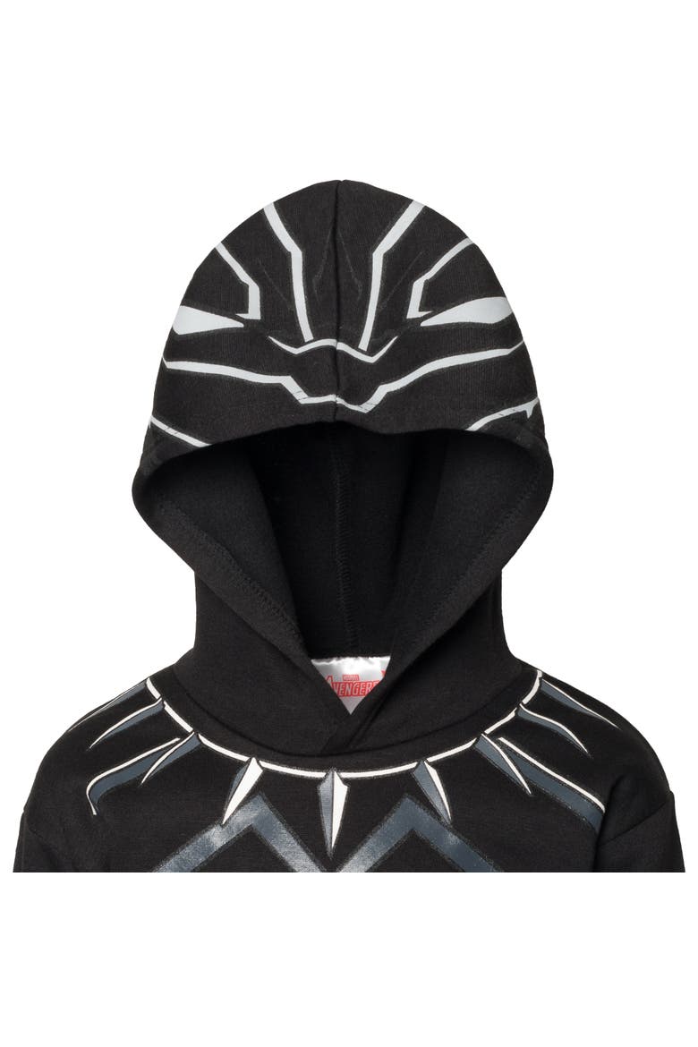 Avengers Cosplay Fleece Hoodie and Pants Set, Alternate, color, Black Panther Black