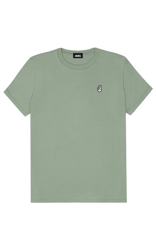 Dalix Womens Peace Sign Jersey Relaxed Tee