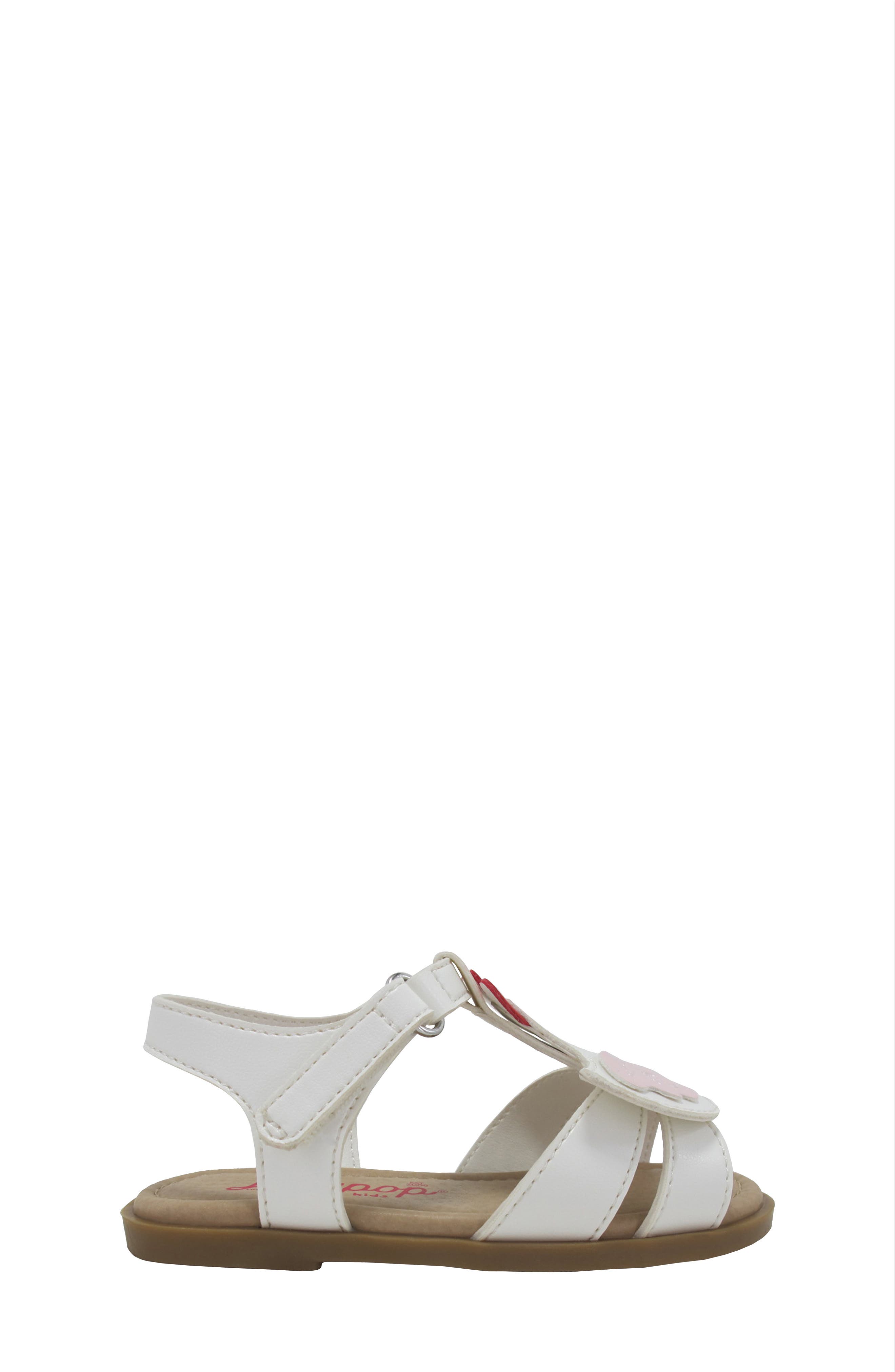 JELLYPOP Kids' Lil Chipper Sandal, Alternate, color, White