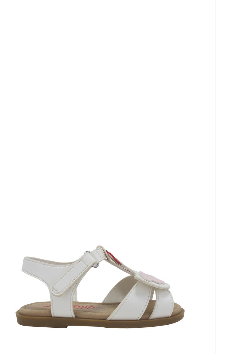 JELLYPOP Kids' Lil Chipper Sandal, Alternate, color, White