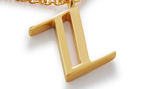 Monica Vinader Initial Pendant Necklace