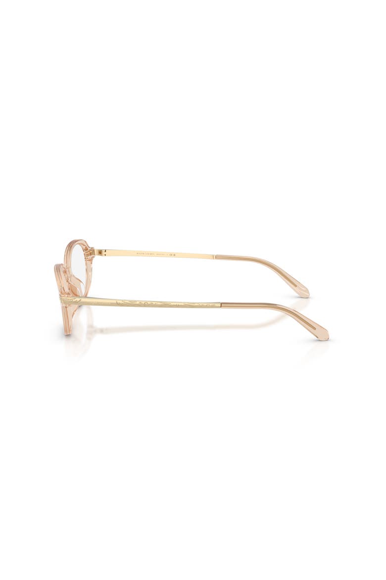51mm Oval optical glasses, Alternate, color, Brown