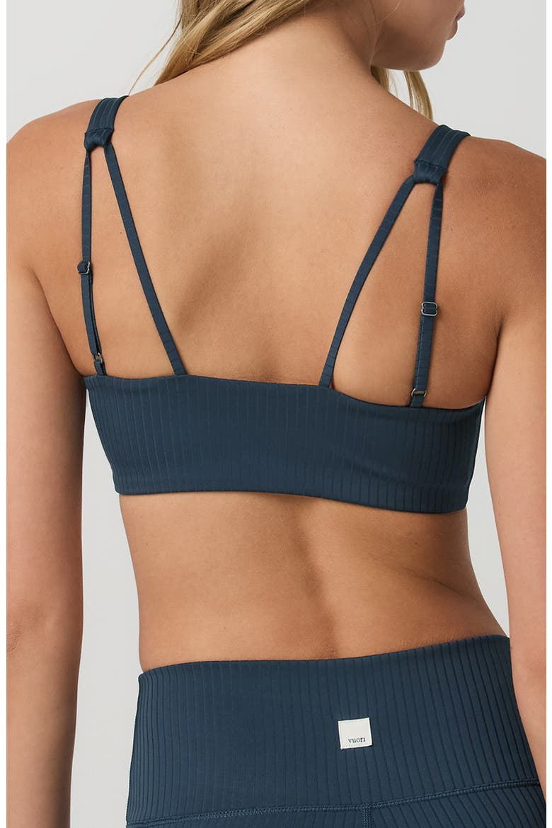 Inversion Rib Sports Bra, Alternate, color, OCEAN BLUE