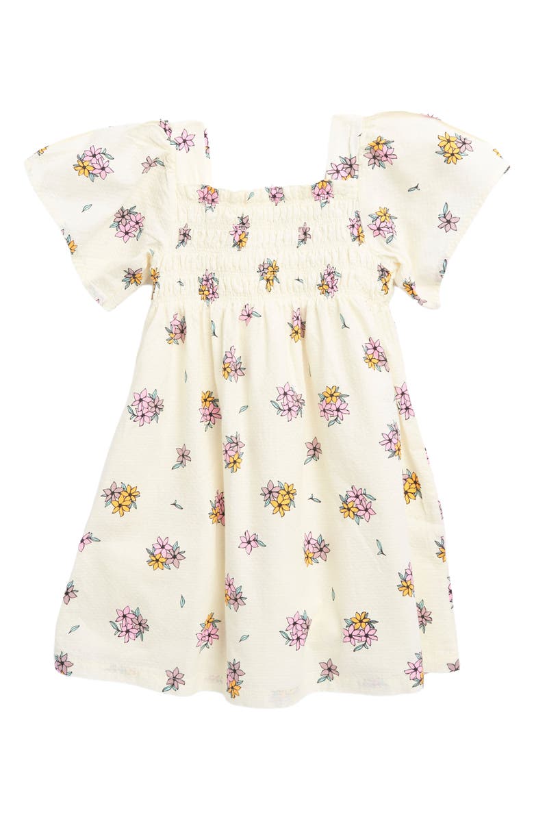 Jessica Simpson Kids' Floral Print Smocked Dress, Main, color, 