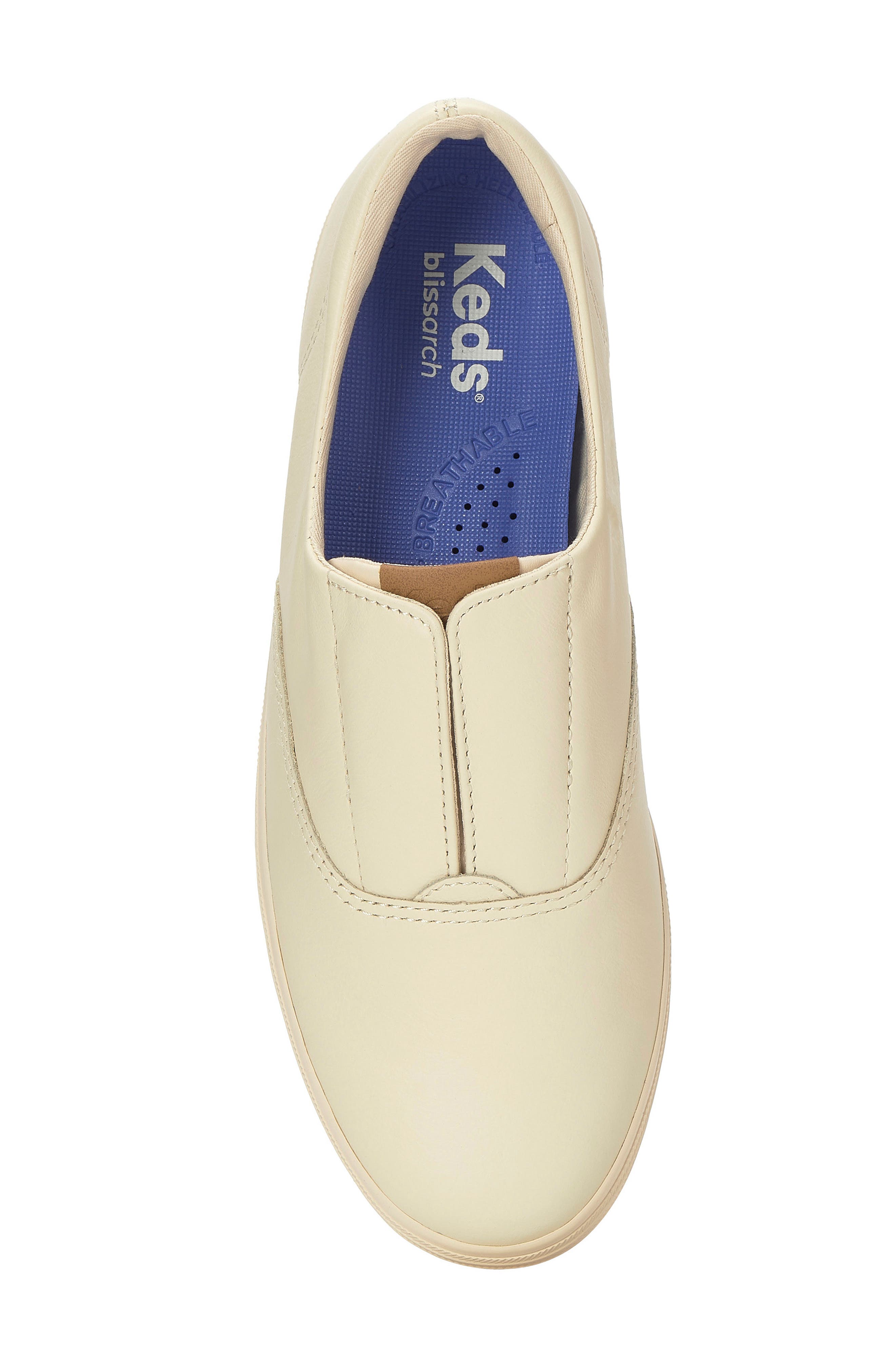 Champion Slip-On Sneaker, Alternate, color, PARCHMENT LEATHER