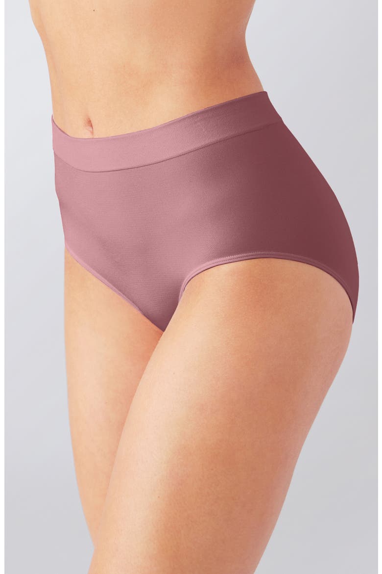 B-Smooth® Briefs, Alternate, color, ROSE BROWN