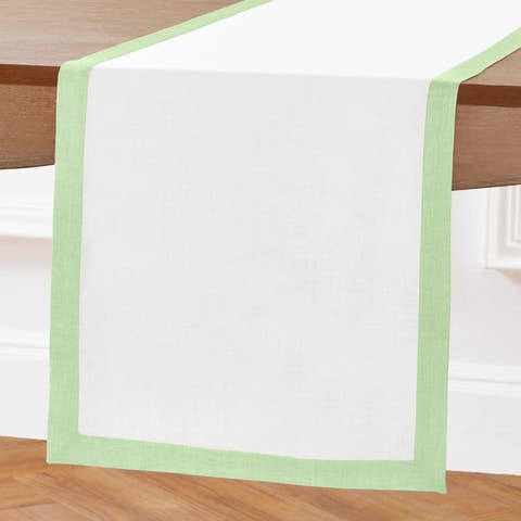 Linen Table Runner for Dining Table, Holiday and Everyday Table Decor - Classic