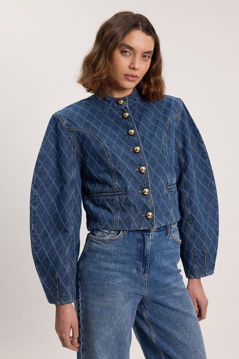 Denim Balloon Jacket