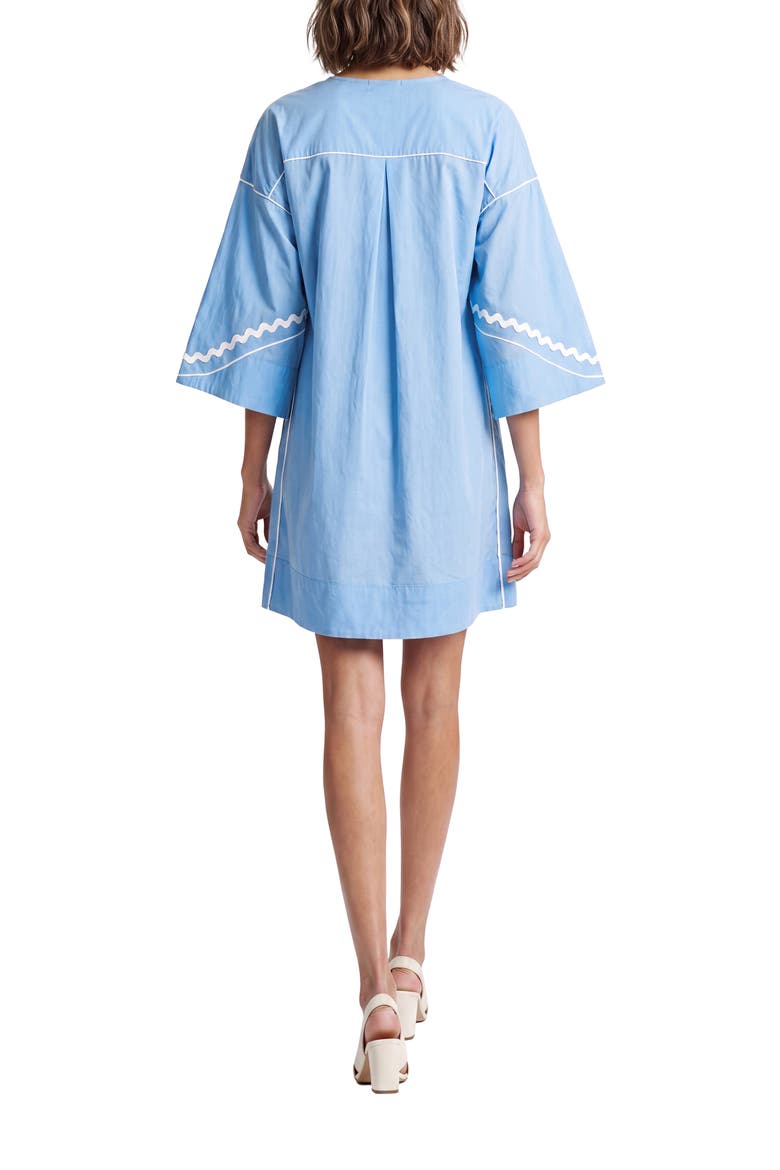 Sia Breeze Shift Minidress, Alternate, color, ICE BLUE