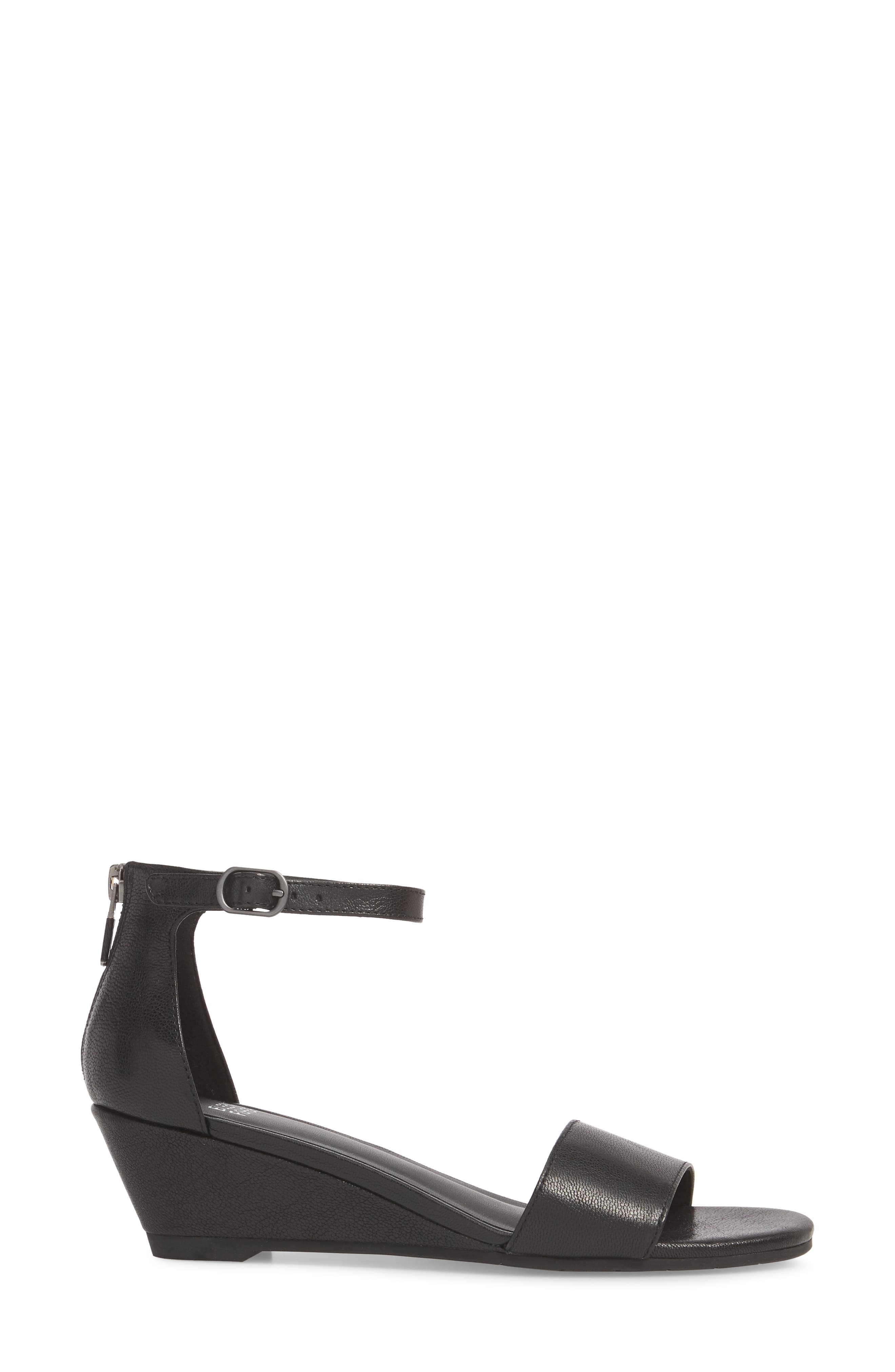 Eileen Fisher Mara Ankle Strap Wedge Sandal, Alternate, color, 
