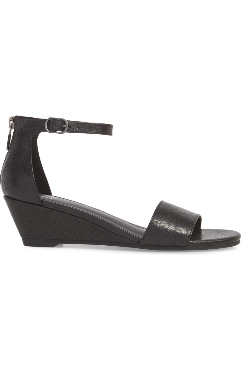 Eileen Fisher Mara Ankle Strap Wedge Sandal, Alternate, color,