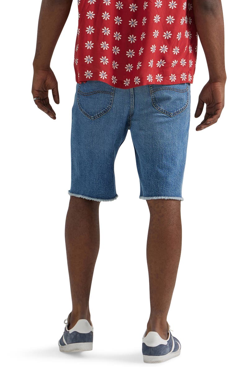 Lee Heritage Loose Fit Slouch Cutoff Denim Shorts, Alternate, color,