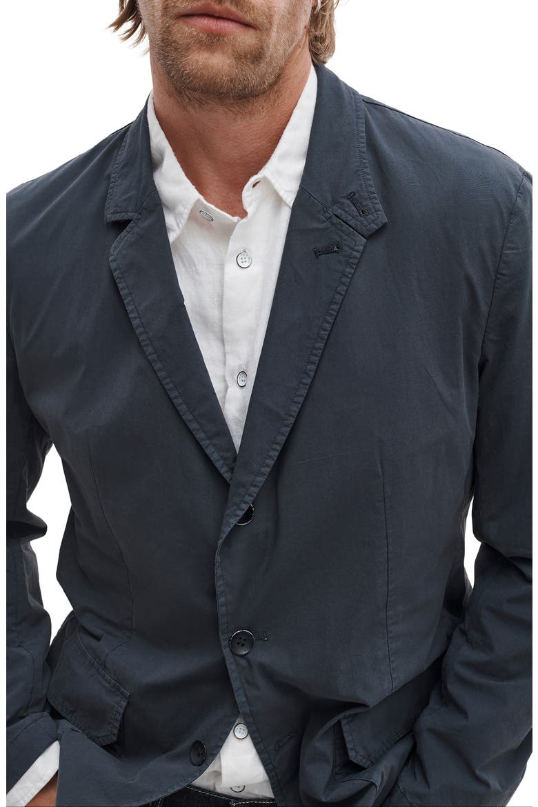 Vincent Paper Cotton Blend Blazer, Alternate, color, NAVY