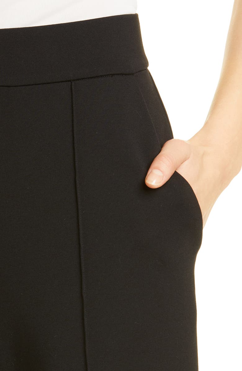 Masai Copenhagen Piana Pintuck Pleat Pull-On Pants, Alternate, color, Black