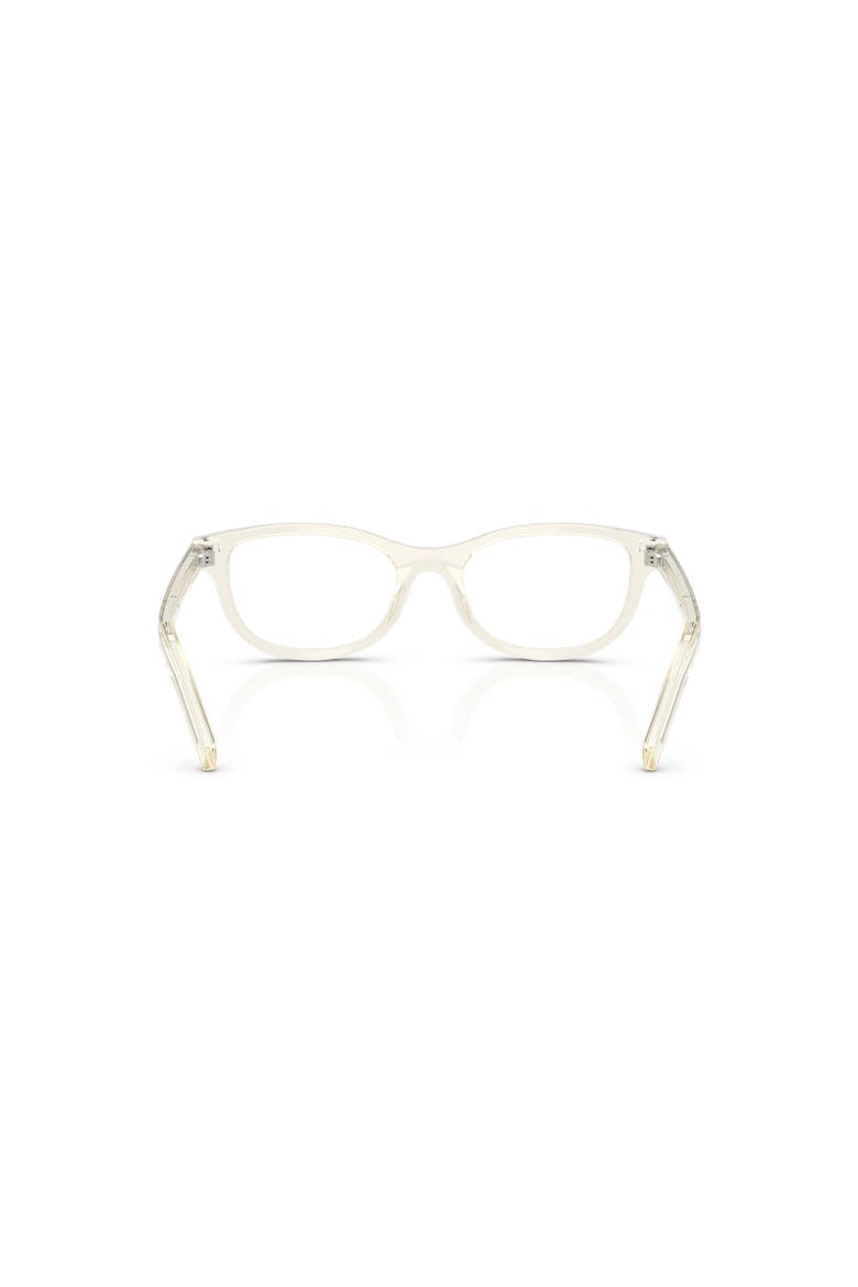 52mm Oval optical glasses, Alternate, color, Brown