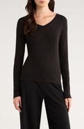 Eileen Fisher V-Neck Long Sleeve T-Shirt