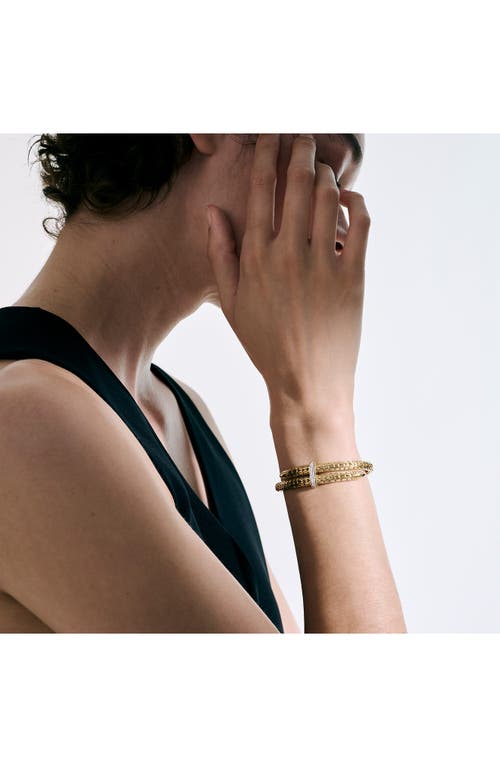 John Hardy Spear Flex Cuff, Diamonds In 14k Yellow Gold