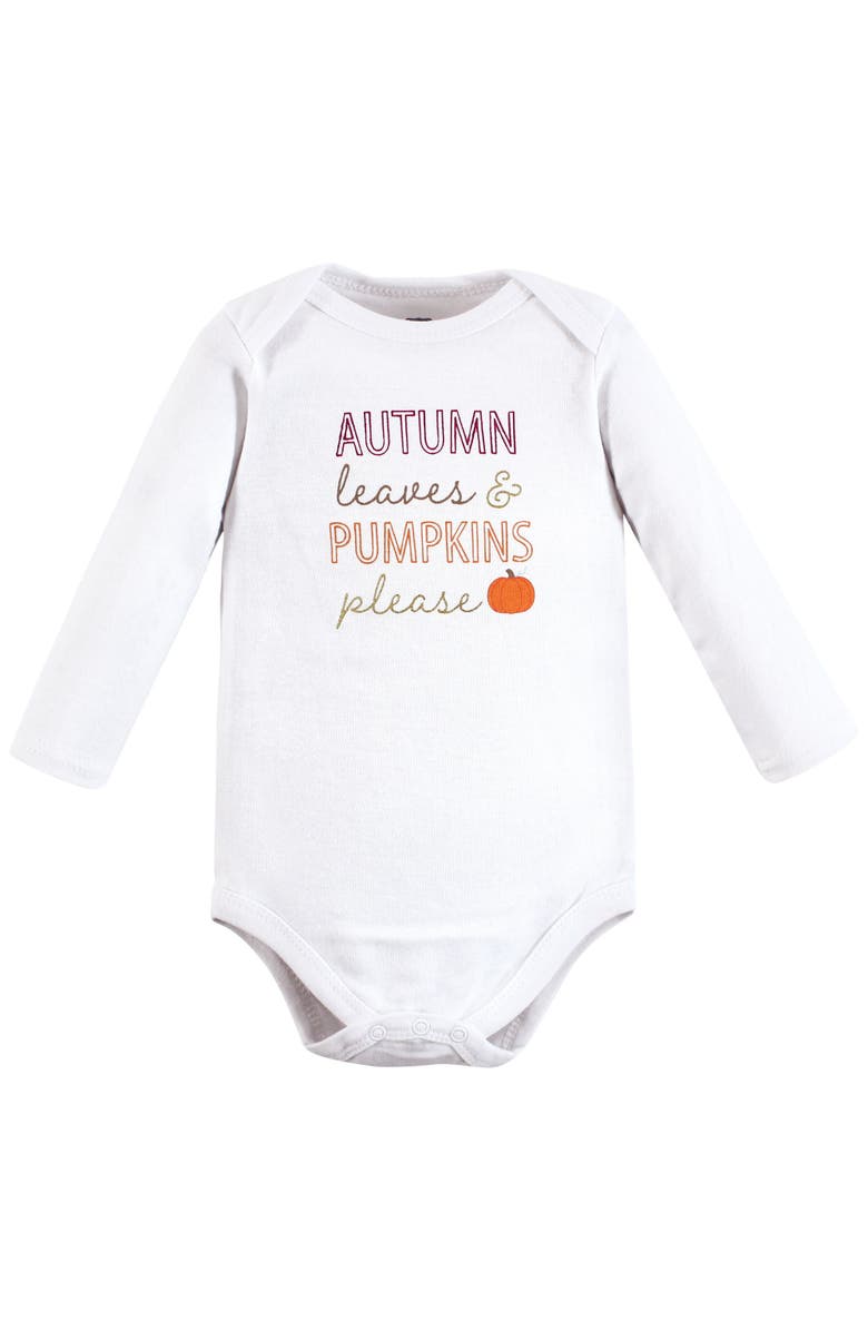 Hudson Baby L/S, S/S Bodysuit and Pant, Alternate, color, Pumpkin Spice Date