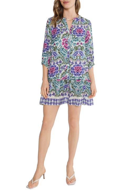 Dawn Floral Drop Waist Dress