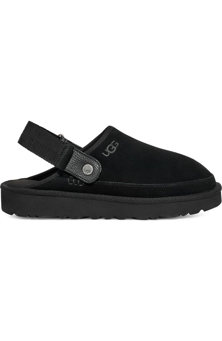 UGG<sup>®</sup> Goldencoast Water Repellent Slingback Clog, Alternate, color, Black