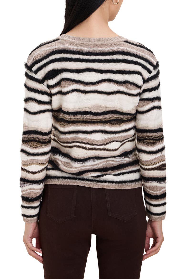 Odyssey Mix Sweater, Alternate, color, BROWN MULTI