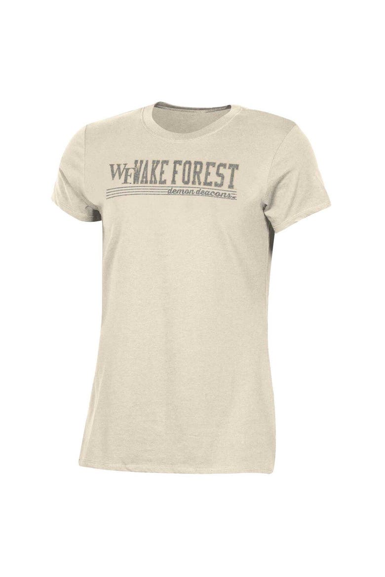 Women's Champion Cream Wake Forest Demon Deacons Classic T-Shirt, Alternate, color, Cream