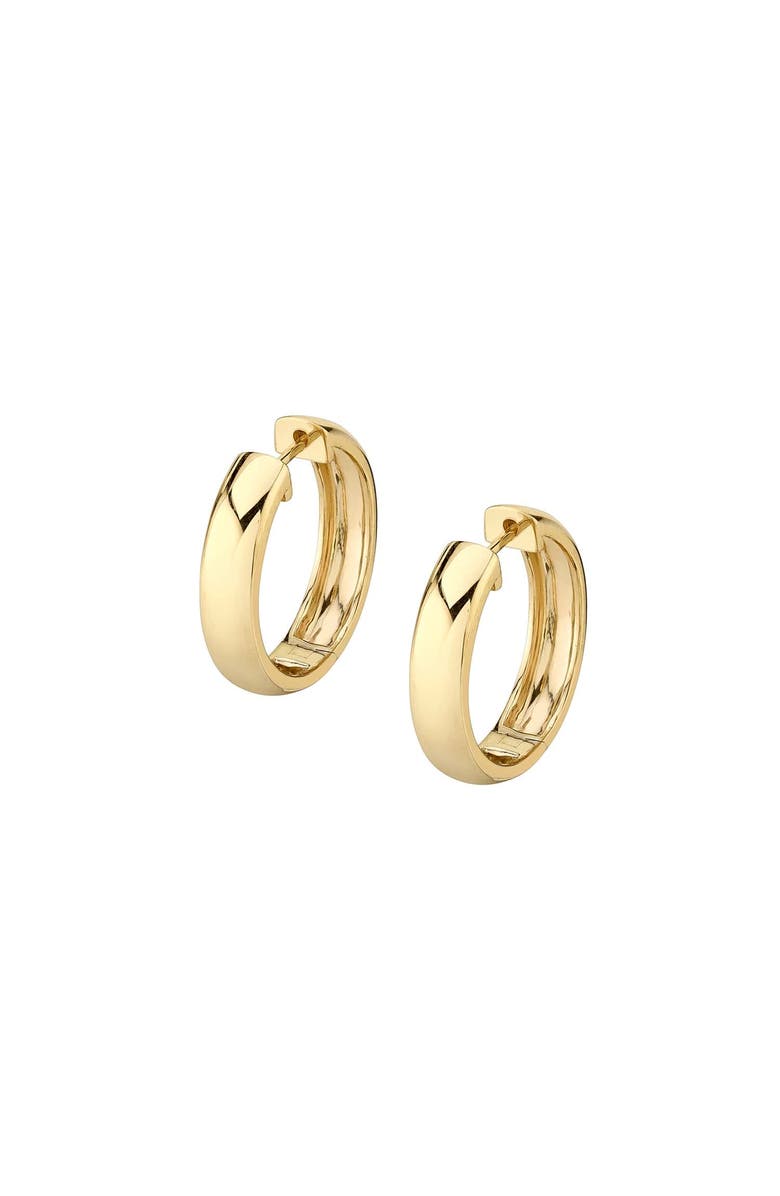 Michael M Orb Huggie Hoop Earrings, Main, color, Yellow Gold