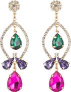EYE CANDY LOS ANGELES Nina Pink Drop Earrings
