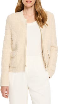 NIC+ZOE Front Zip High Pile Fleece Jacket