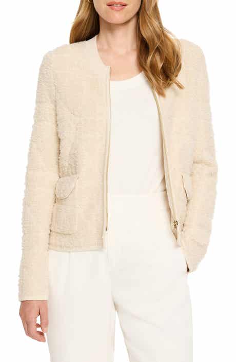 NIC+ZOE Front Zip High Pile Fleece Jacket