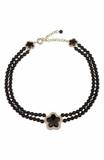 Elizabeth Agate Beaded Necklace