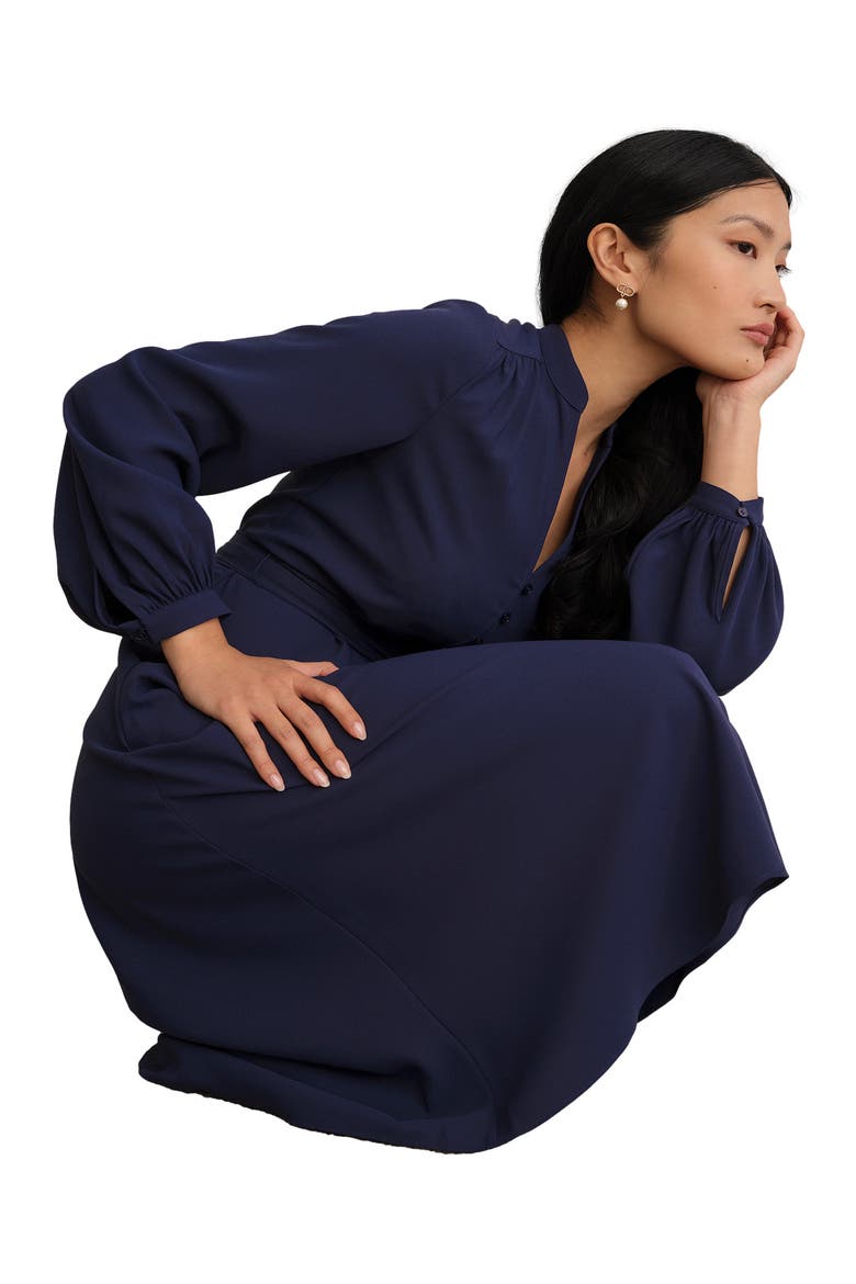 Lettie Dress, Alternate, color, Midnight Navy
