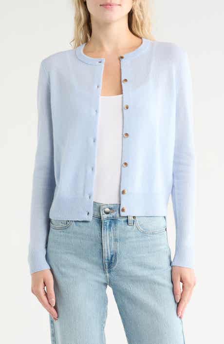 Nordstrom Crewneck Cashmere Cardigan