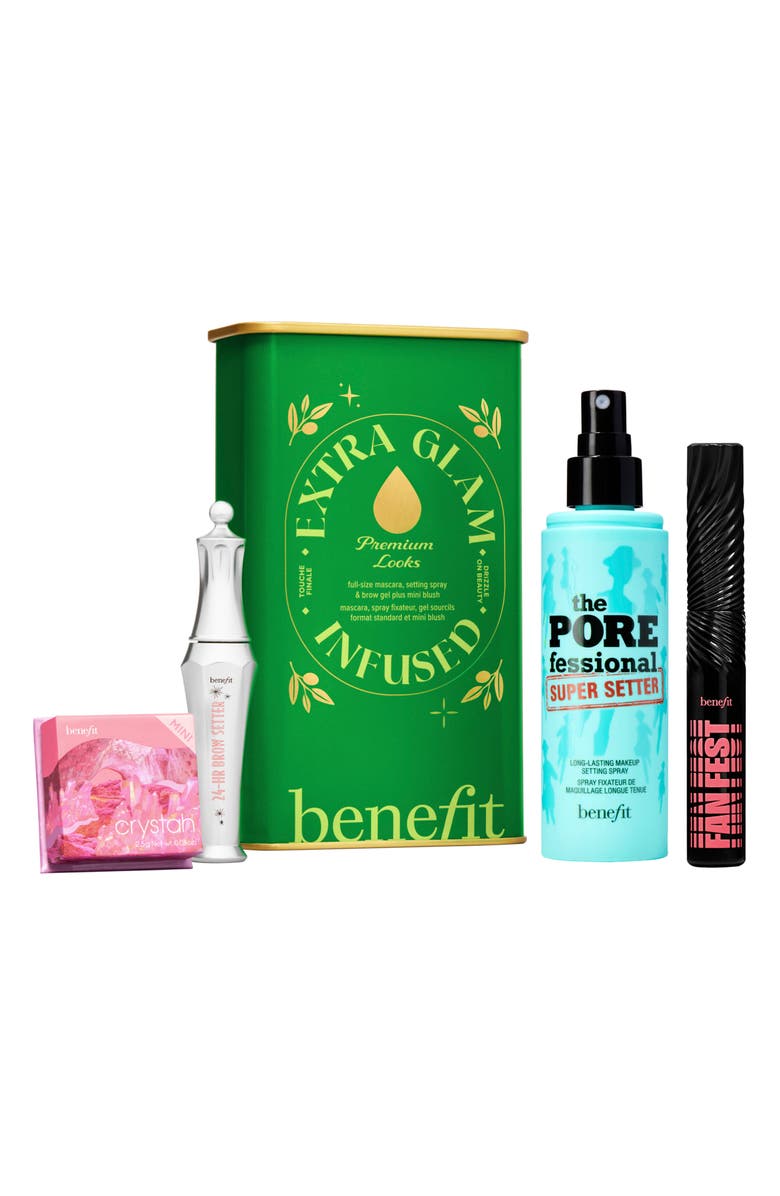 Benefit Cosmetics Extra Glam Infused Full-Face Beauty Set $107 Value, Main, color, 