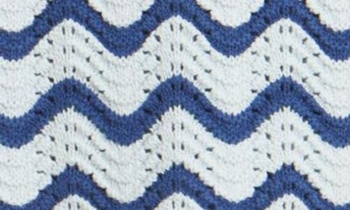 Rails Coen Eyelet Sweater In Azure Scallop In Blue