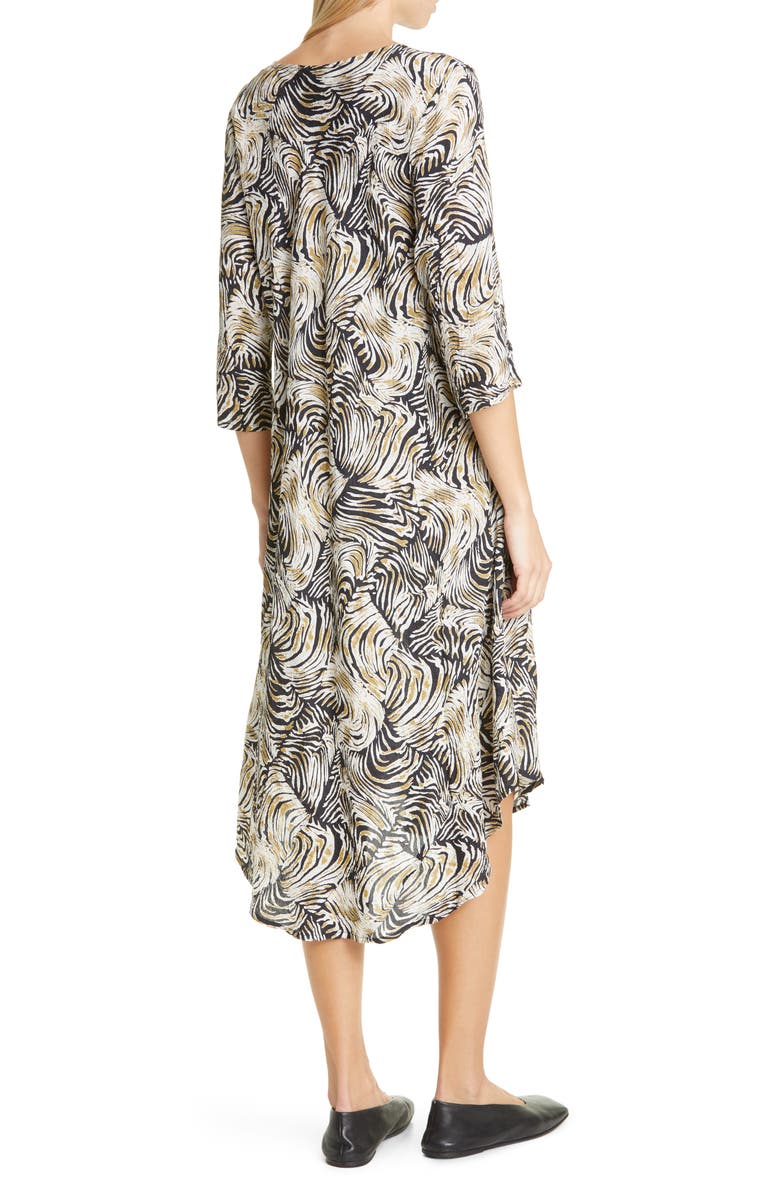 Masai Copenhagen Nora Print Midi Dress, Alternate, color, 