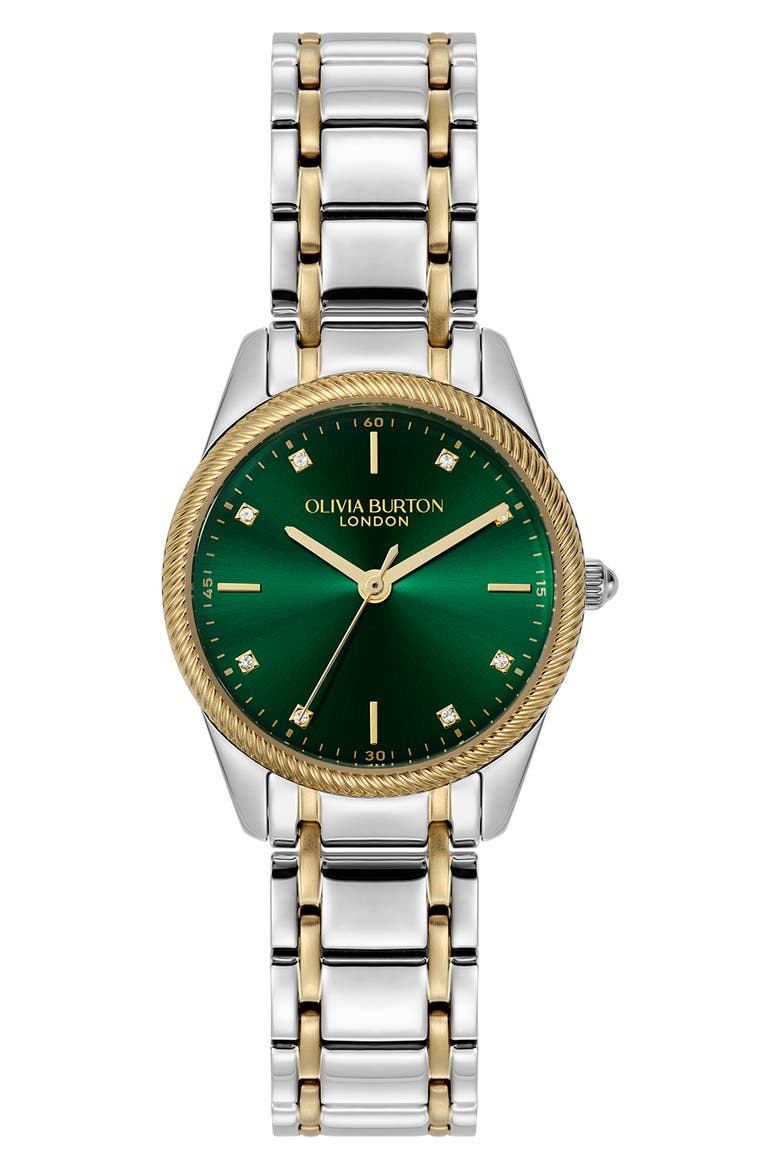Egerton Bracelet Watch, 28mm, Main, color, SILVER/GOLD