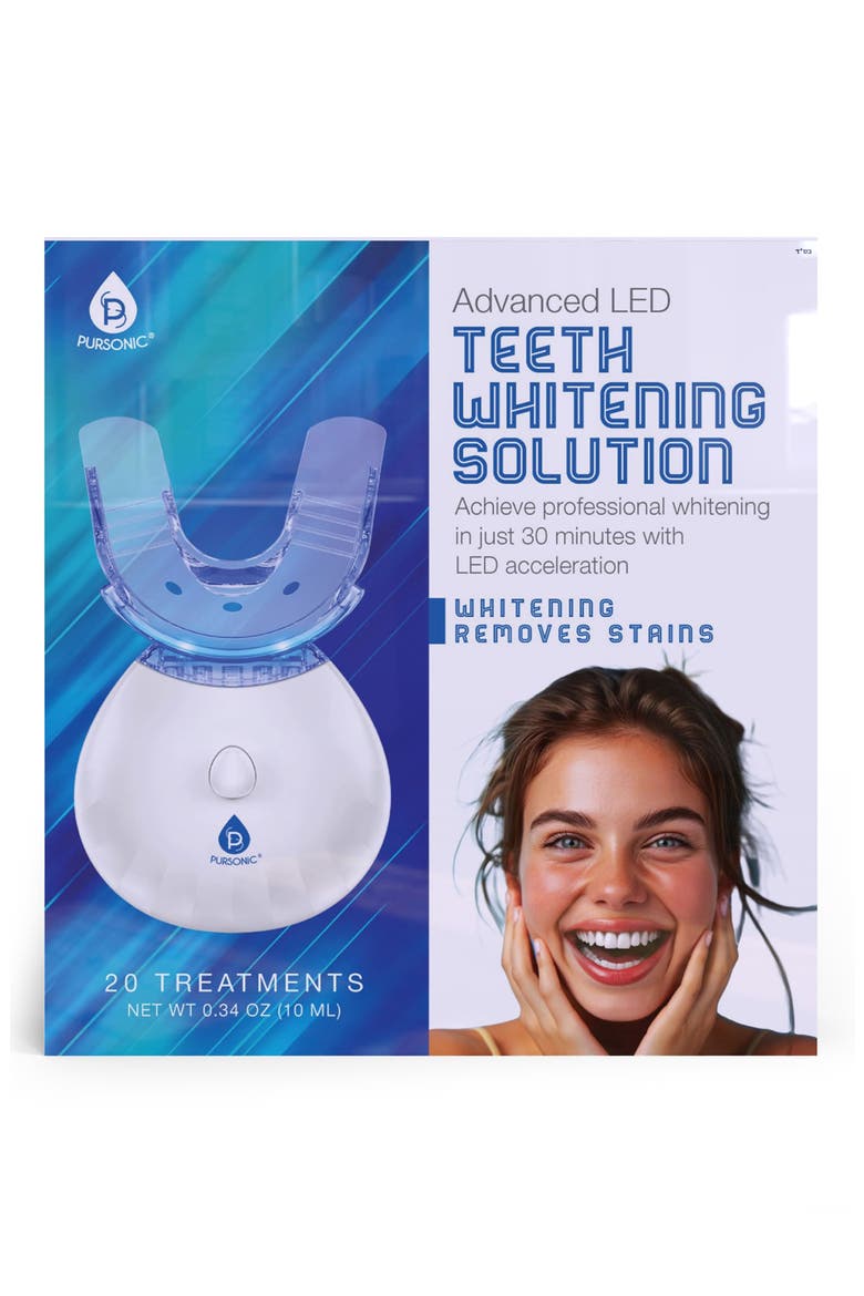 Advanced LED Teeth Whitening Solution, Alternate, color, WHITE