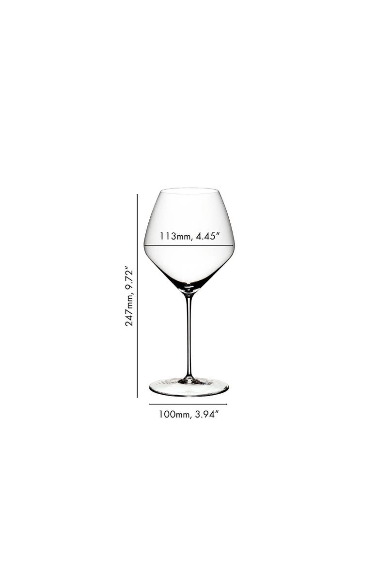 Riedel Veloce Old World Pinot Noir Wine Glass, Set of 4, Alternate, color, Clear